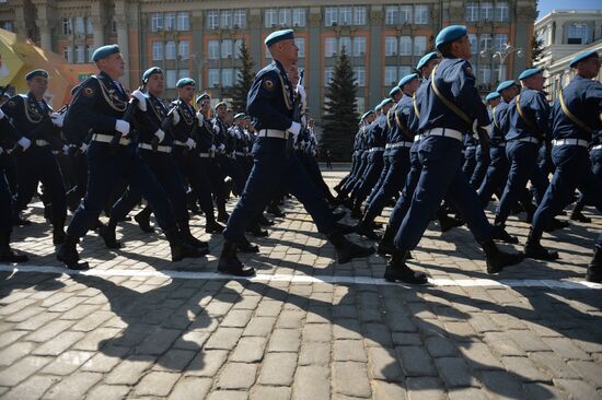 Victory Day Parade in Russian cities