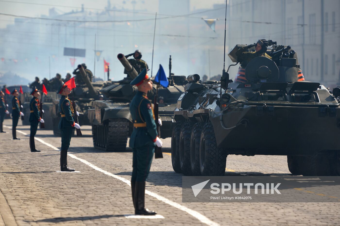 Victory Day Parade in Russian cities