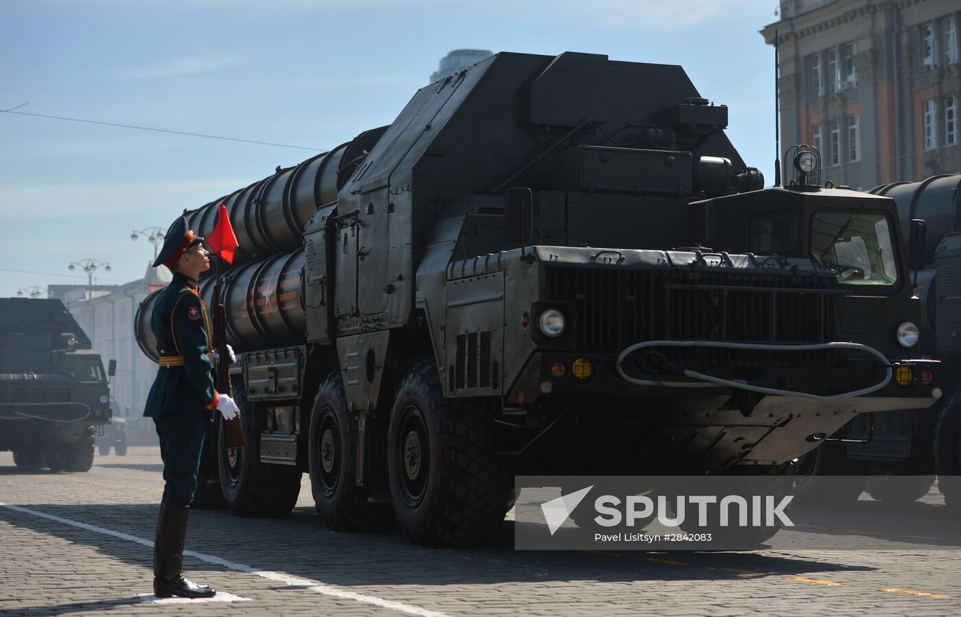 Victory Day Parade in Russian cities