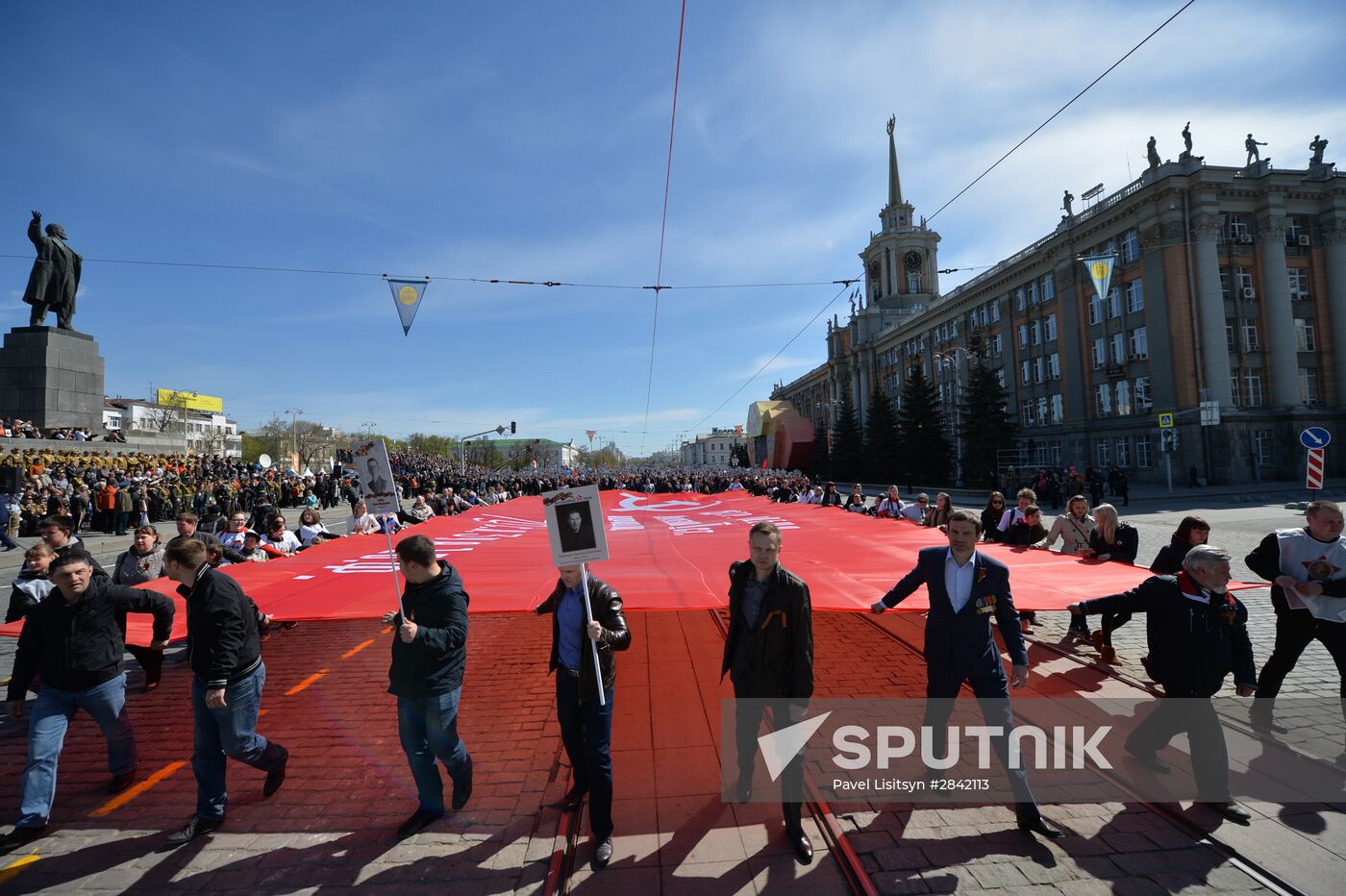Immortal Regiment march in Russian cities