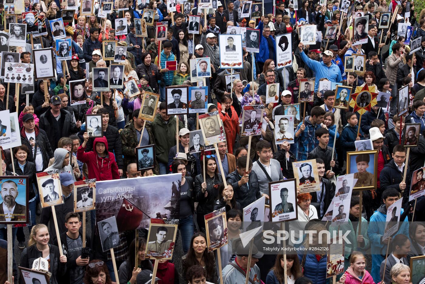 Immortal Regiment march in foreign countries