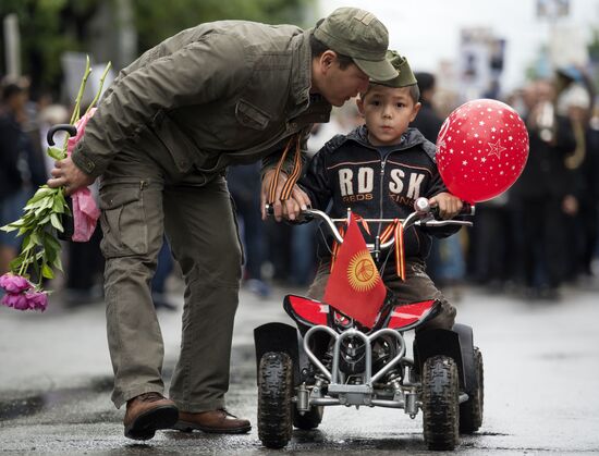 Immortal Regiment march in foreign countries