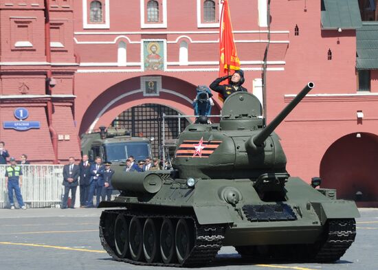 Military parade to mark 71st anniversary of Victory in 1941-1945 Great Patriotic War