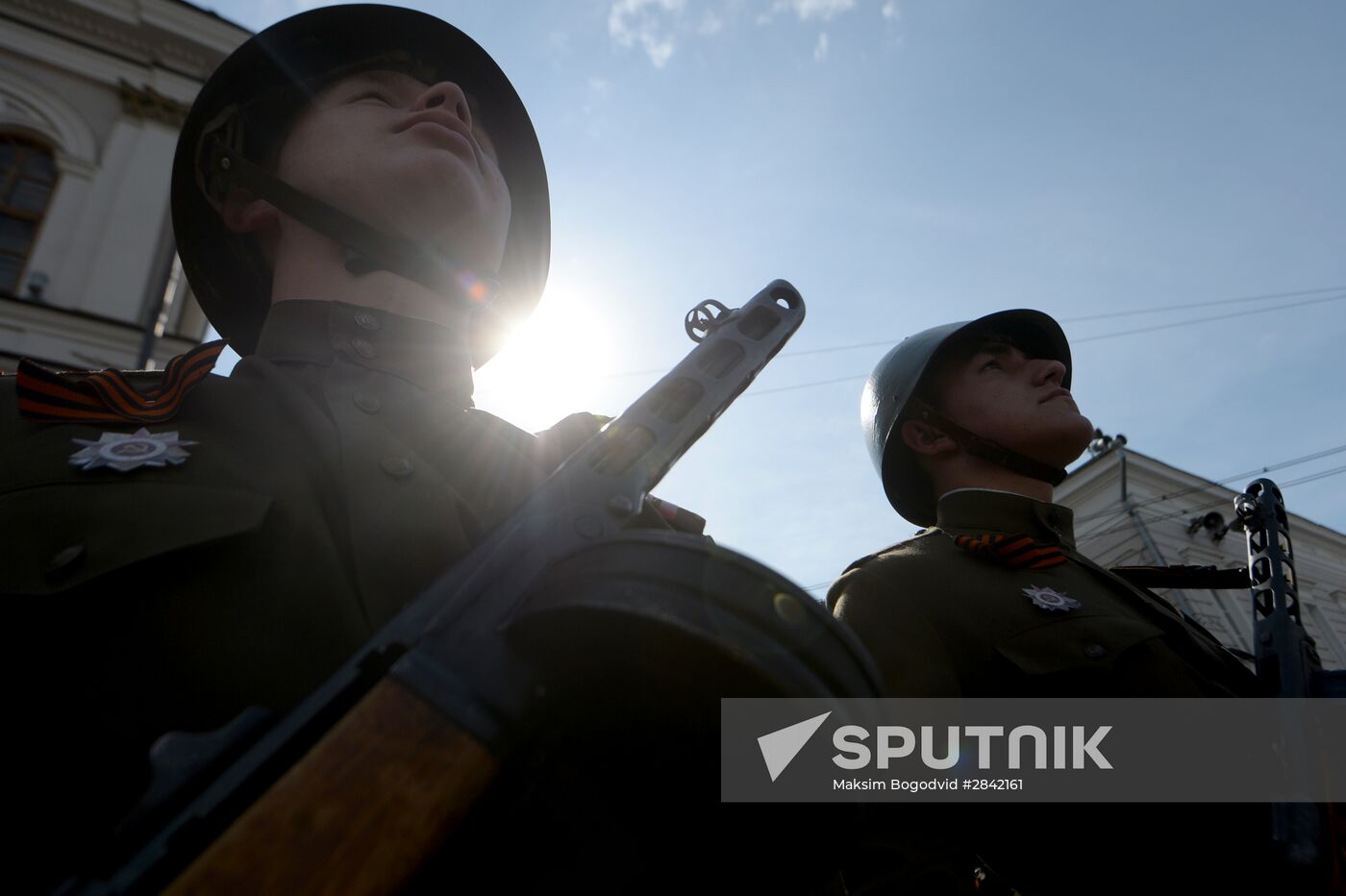 Victory Day Parade in Russian cities