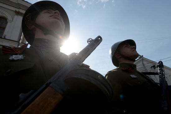 Victory Day Parade in Russian cities