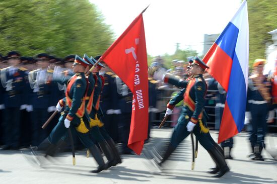Victory Day Parade in Russian cities