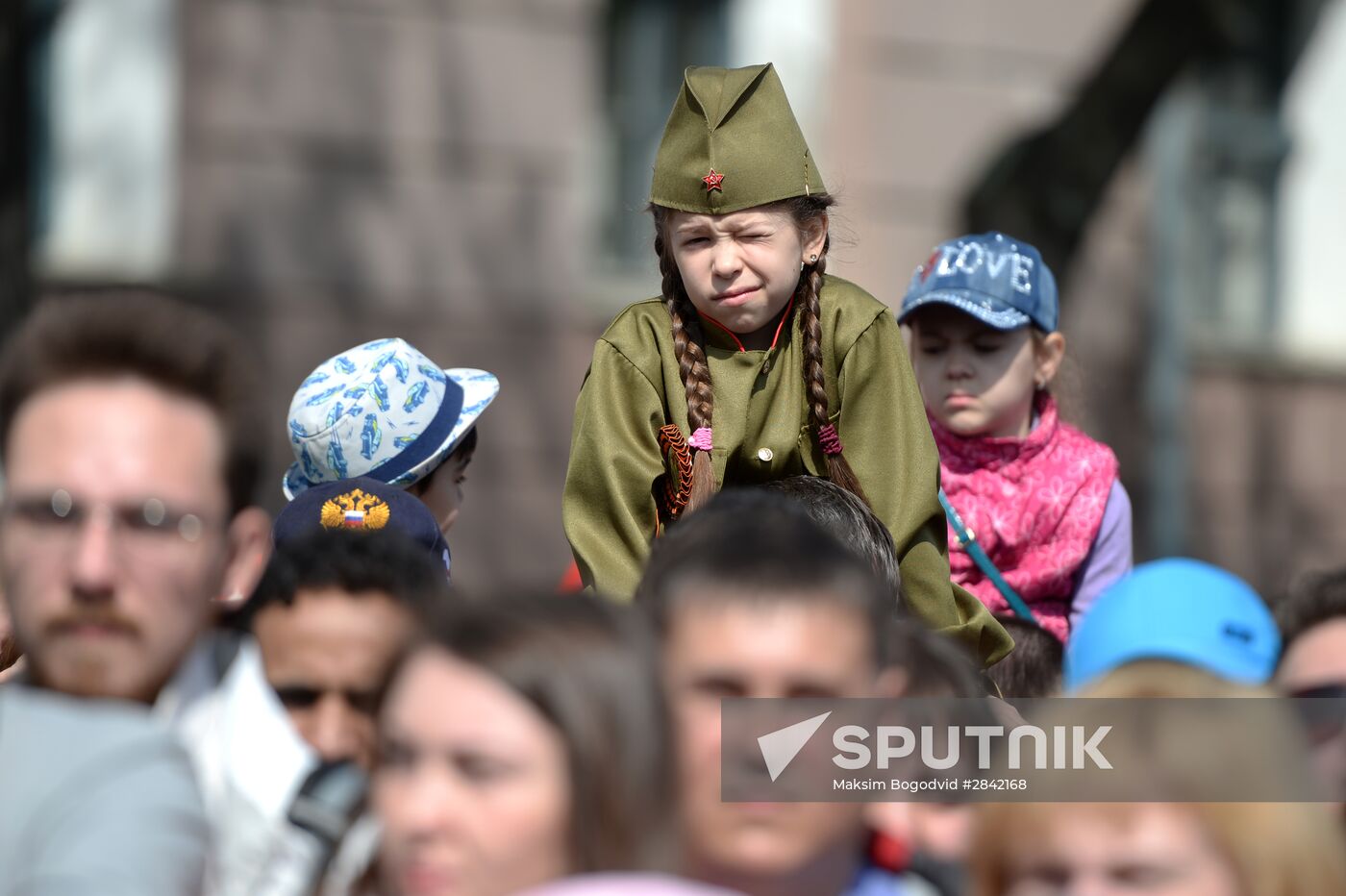 Victory Day Parade in Russian cities