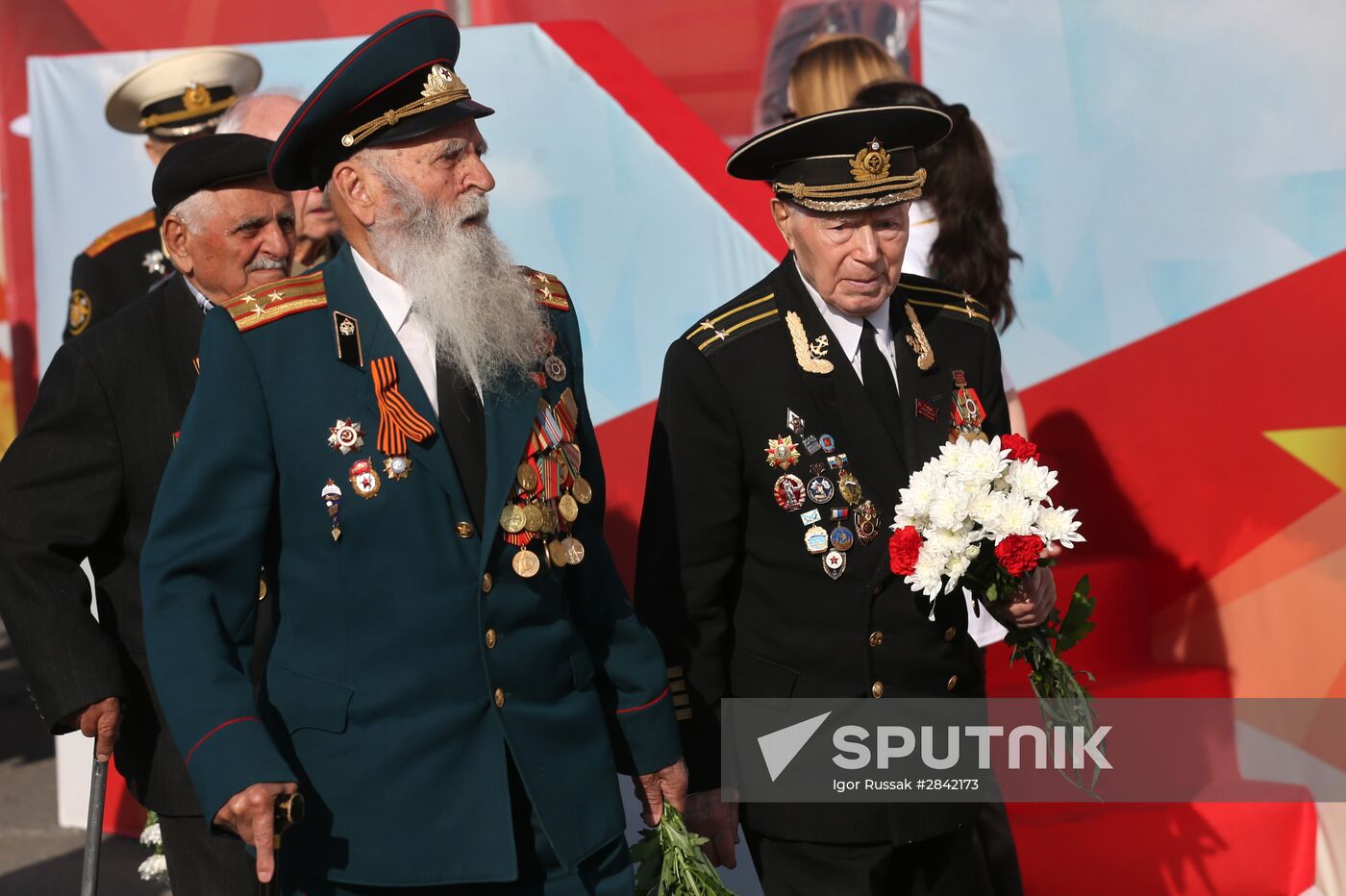 Victory Day Parade in Russian cities