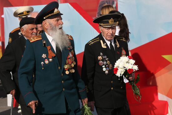 Victory Day Parade in Russian cities