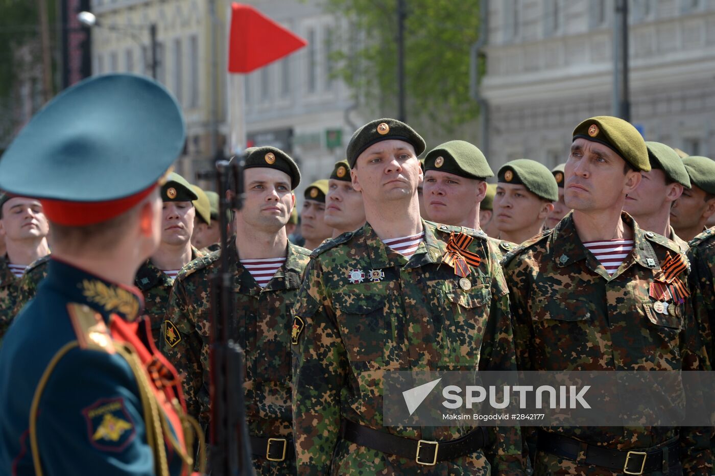 Victory Day Parade in Russian cities