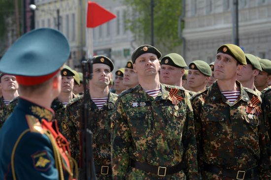 Victory Day Parade in Russian cities