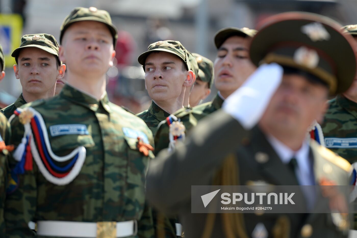 Victory Day Parade in Russian cities