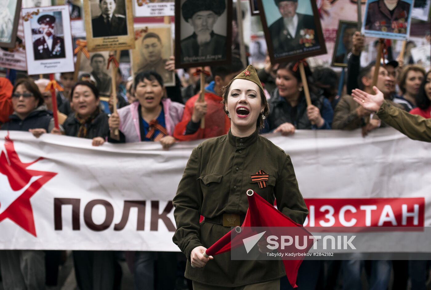Immortal Regiment march in foreign countries