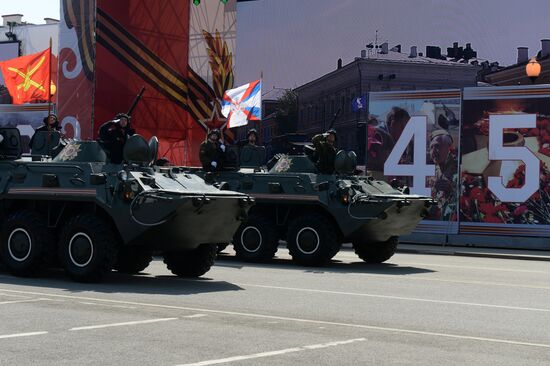 Victory Day Parade in Russian cities