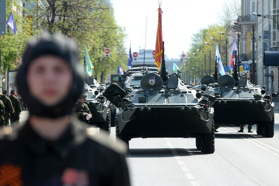 Victory Day Parade in Russian cities
