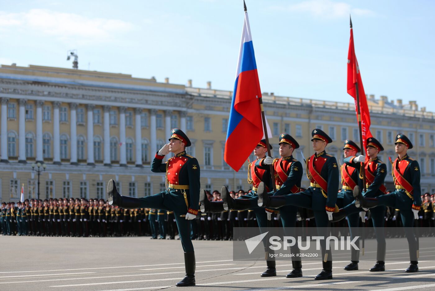 Victory Day Parade in Russian cities