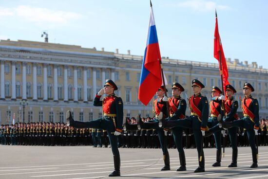 Victory Day Parade in Russian cities