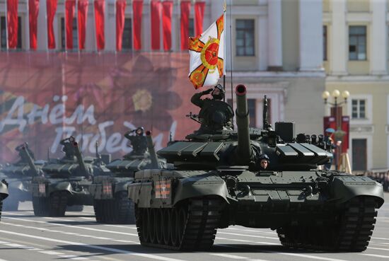 Victory Day Parade in Russian cities