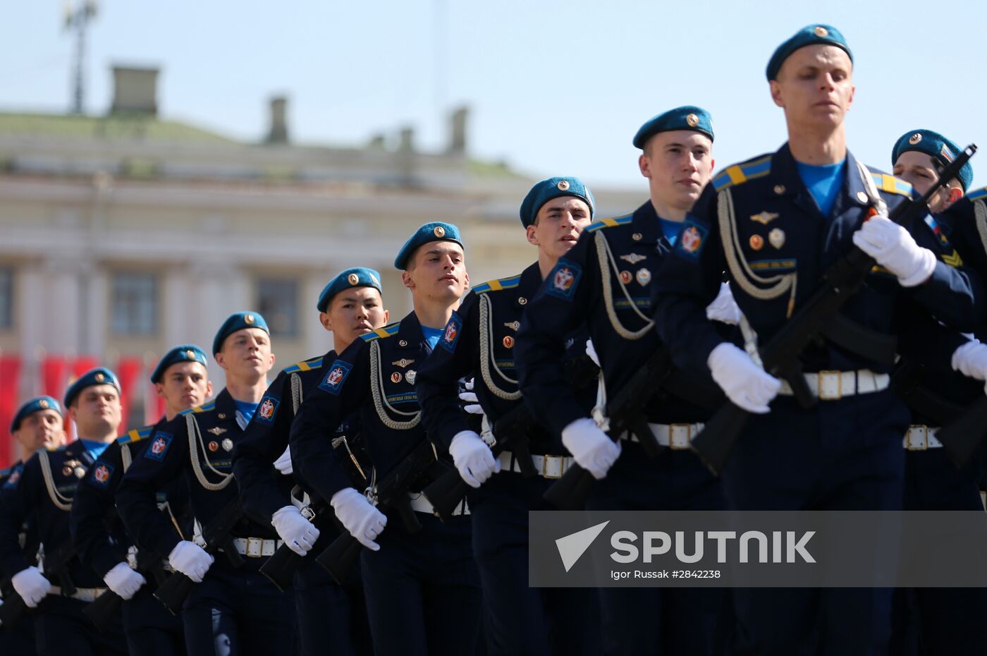 Victory Day Parade in Russian cities