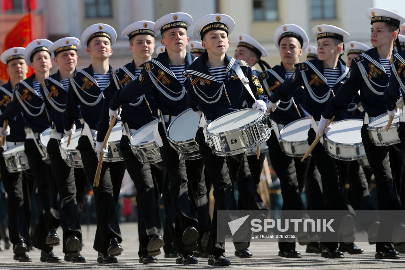 Victory Day Parade in Russian cities