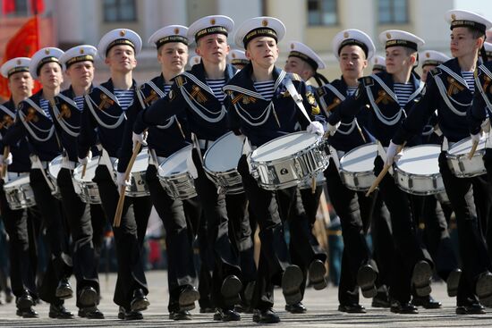 Victory Day Parade in Russian cities