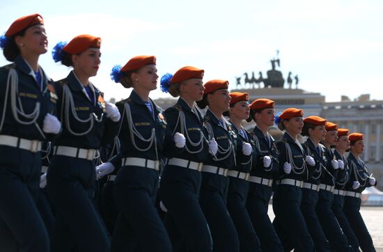Victory Day Parade in Russian cities