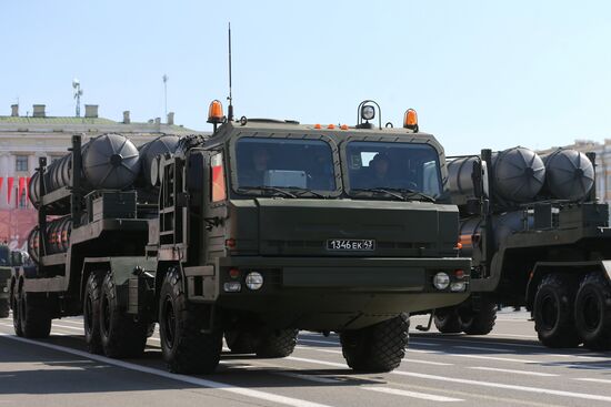 Victory Day Parade in Russian cities