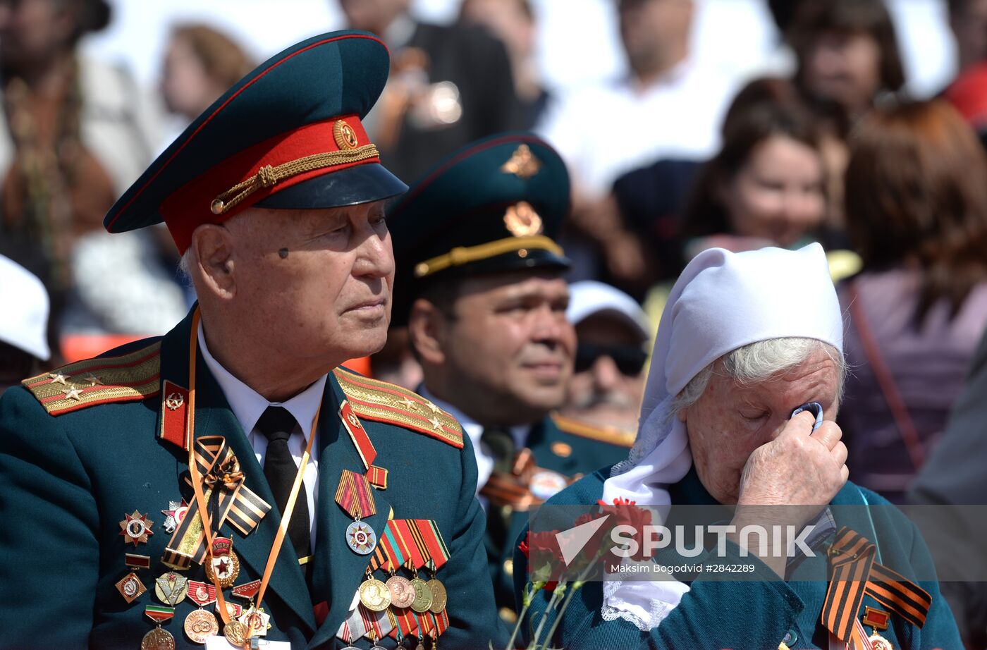 Victory Day Parade in Russian cities