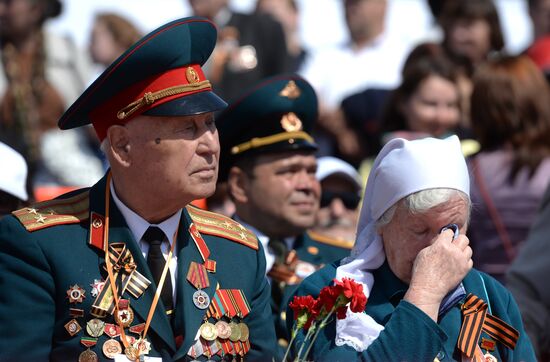 Victory Day Parade in Russian cities