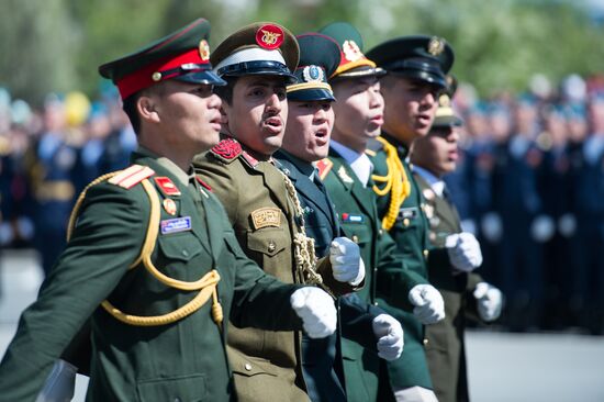 Victory Day Parade in Russian cities