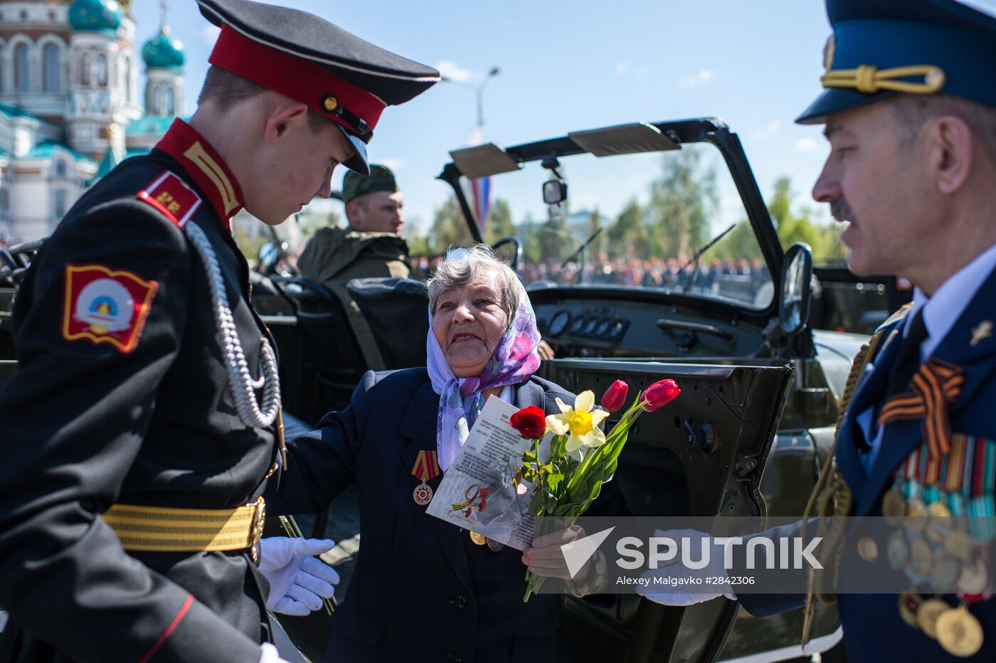 Victory Day Parade in Russian cities