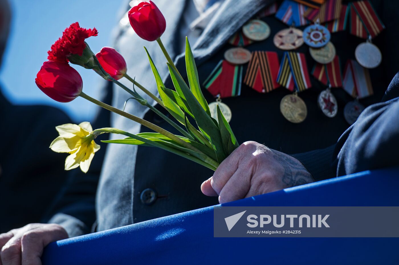 Victory Day Parade in Russian cities