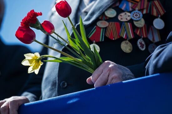 Victory Day Parade in Russian cities