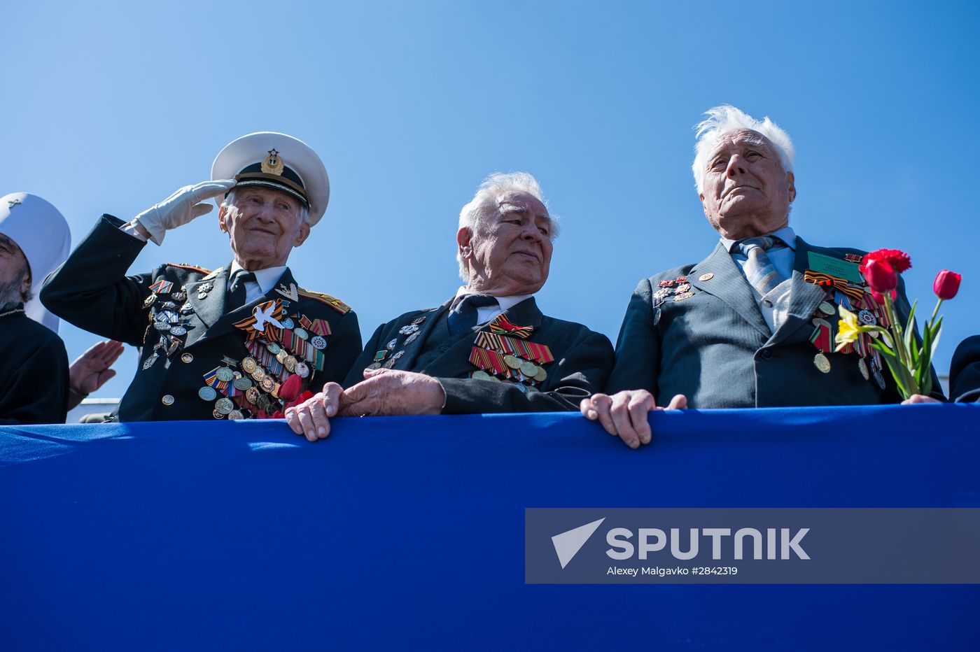 Victory Day Parade in Russian cities