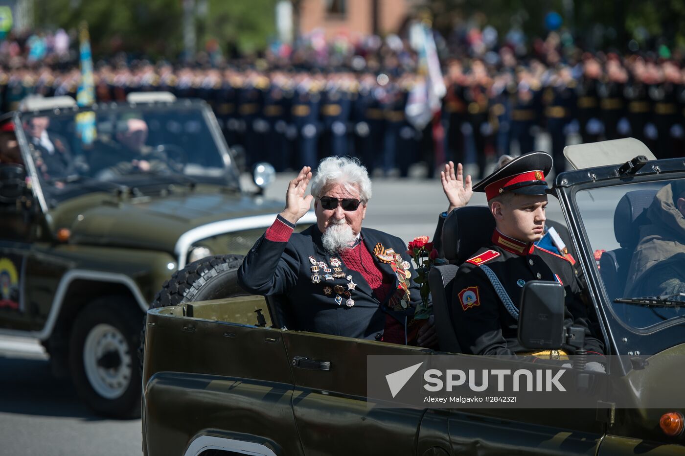 Victory Day Parade in Russian cities