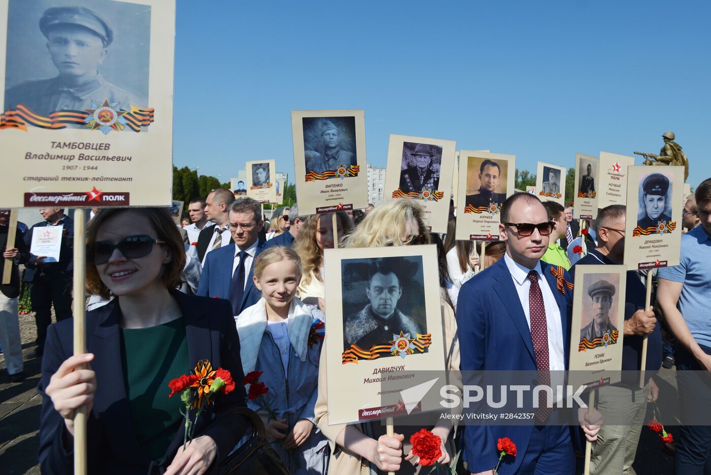 Immortal Regiment march in foreign countries