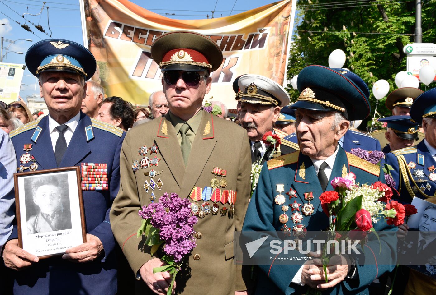 Immortal Regiment march in foreign countries