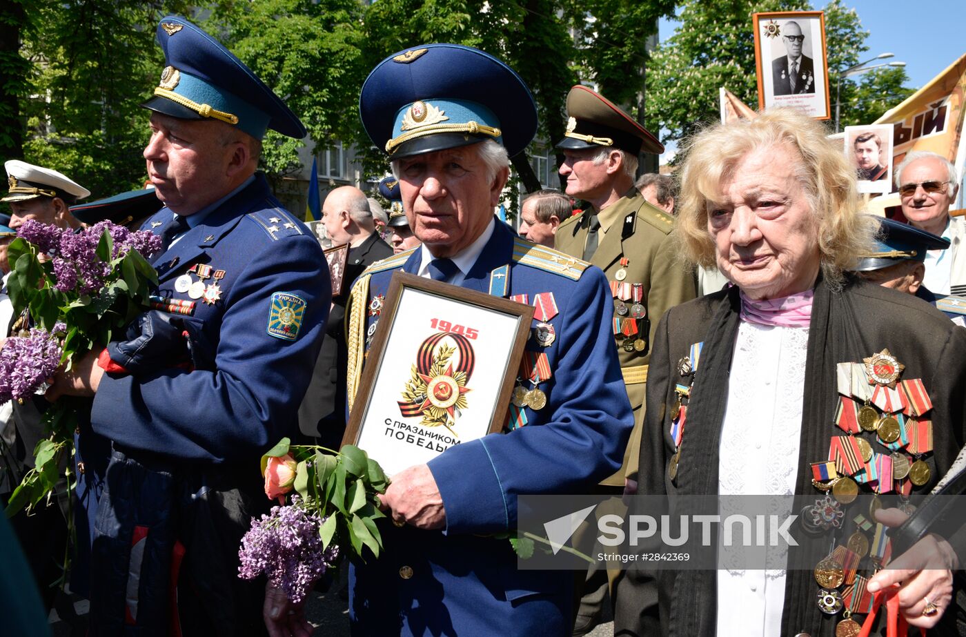 Immortal Regiment march in foreign countries