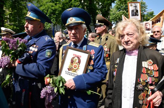 Immortal Regiment march in foreign countries