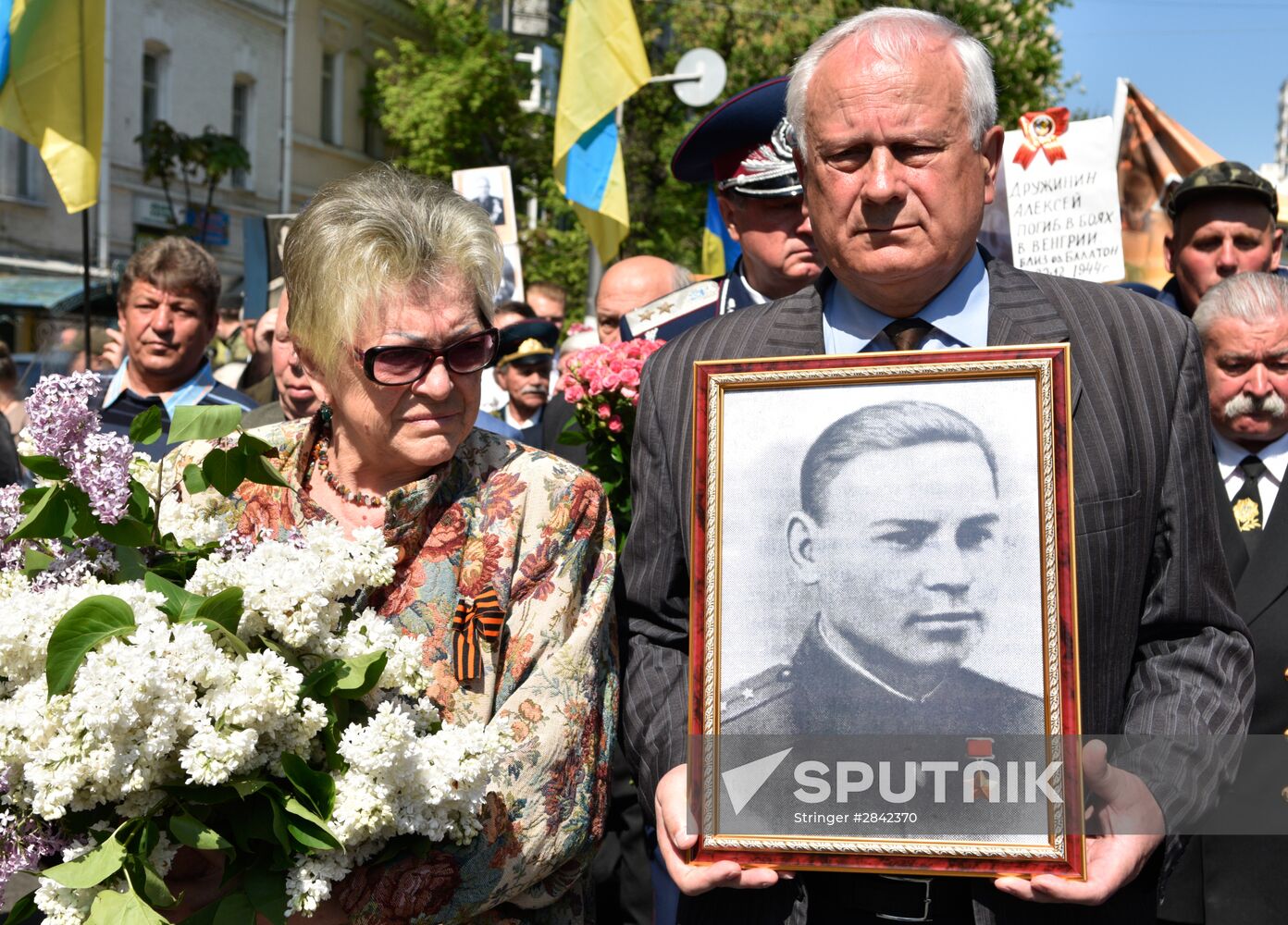 Immortal Regiment march in foreign countries