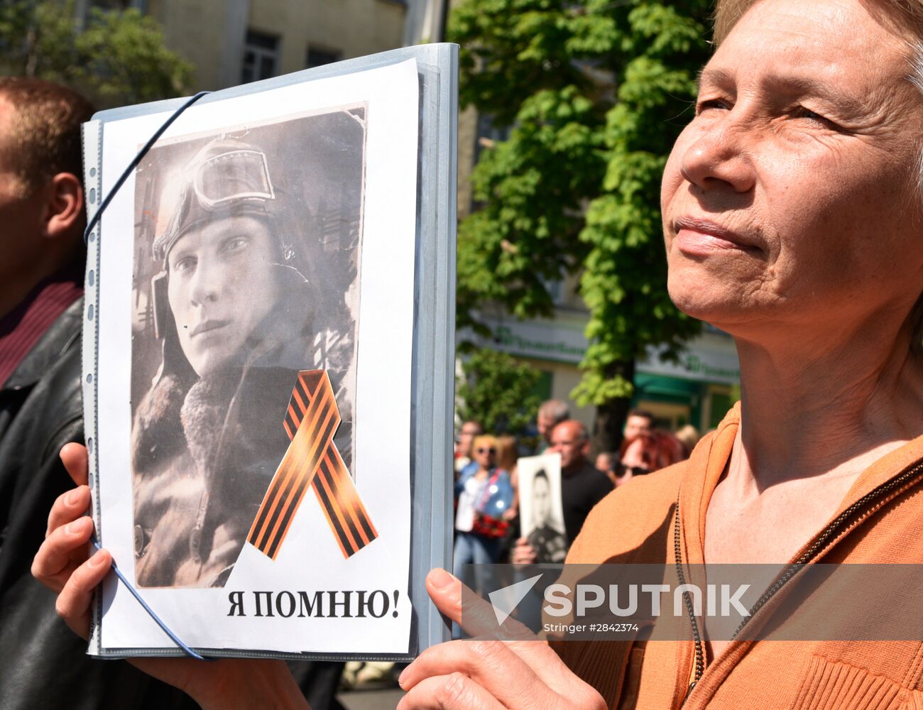 Immortal Regiment march in foreign countries