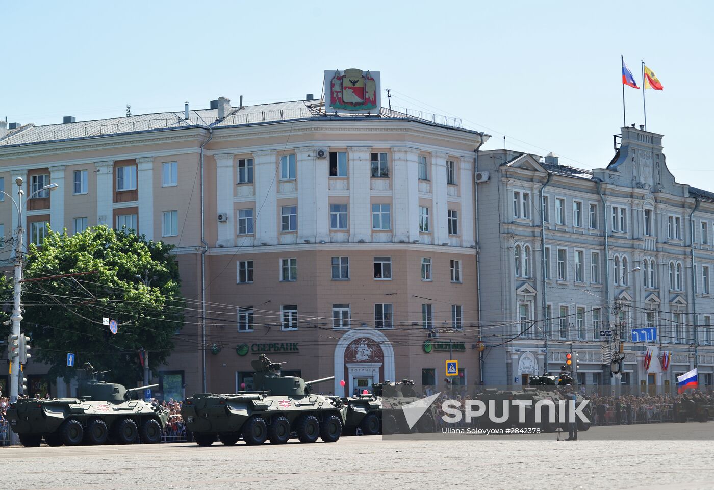 Victory Day Parade in Russian cities