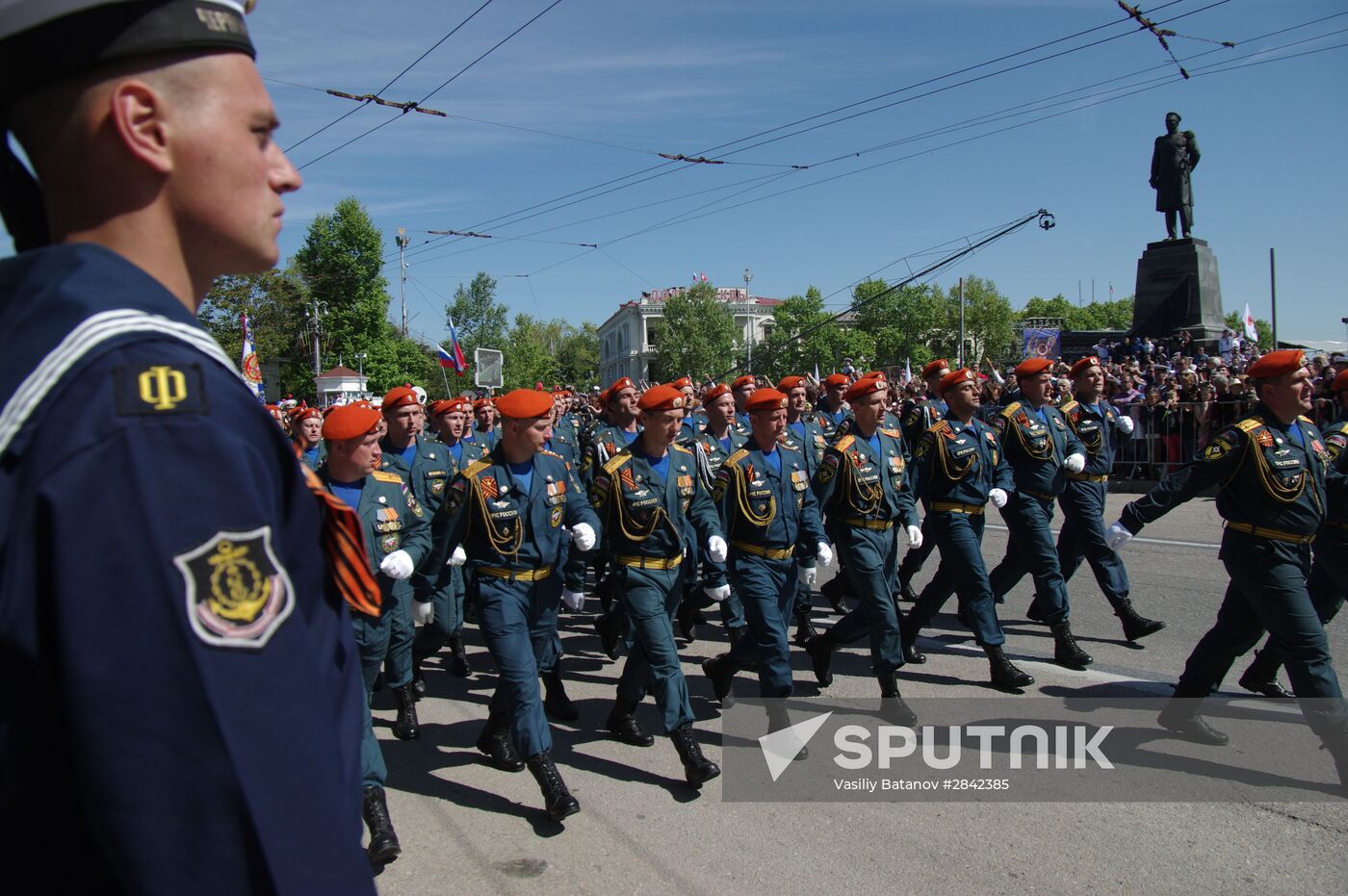 Victory Day Parade in Russian cities
