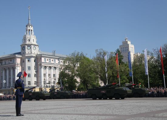 Victory Day Parade in Russian cities