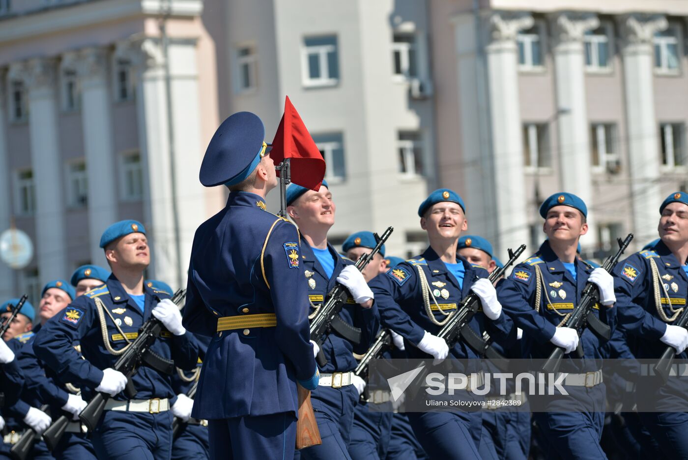 Victory Day Parade in Russian cities