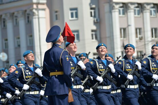 Victory Day Parade in Russian cities