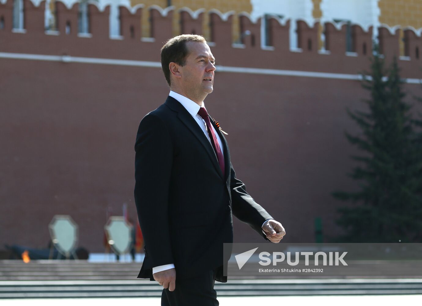 Vladimir Putin and Dmitry Medvedev attend military parade to mark 71st anniversary of Victory in 1941-1945 Great Patriotic War