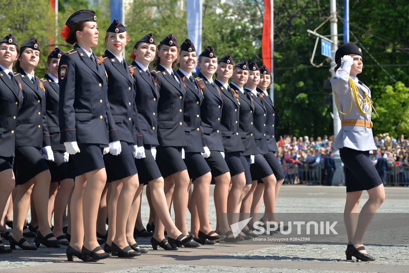 Victory Day Parade in Russian cities
