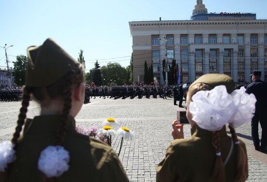 Victory Day Parade in Russian cities