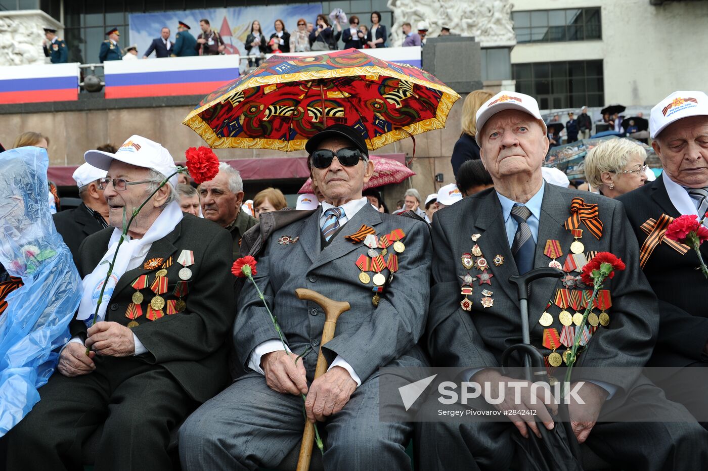 Victory Day Parade in Russian cities